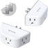 TROND 2 Prong to 3 Prong Outlet Adapter 2 Pack - Outlet Extender with 3 AC Outlets, 3-Way Outlet Splitter, Cruise Ship Essentials, 2 Prong Plug Ex...