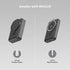 Joyful Magnetic Battery Power Bank,10000mAh Foldable Magnetic Wireless Portable Charger with Stand and USB-C,Only for MagSafe,Apple Whtch/iPhone 1...