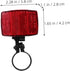 4pcs Bicycle Reflector Scooter Reflective Tool for Bike Night Cycling Reflectors Warning Reflector Bike Warning Tool Reflector Front Lamp Reflecto...