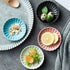 3.5 Inches Flower Shape Ceramic Sauce Dish,Mini Side Seasoning Dish,Condiment Dishes/Sushi Soy Dipping Bowl,Snack Serving Dishes,Porcelain Small S...