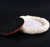Wool Polishing Pads, 2 Pack 6" Buffing Pads with Hook and Loop Back for Compound, Cutting & Polishing, 100% Natural Wool, Thick and Aggressive...