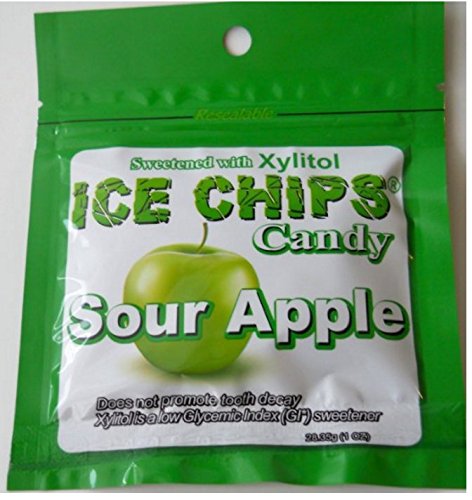 Ice Chips Xylitol Candy in Resealable Pouch (1 oz) 8 Pack Assortment...