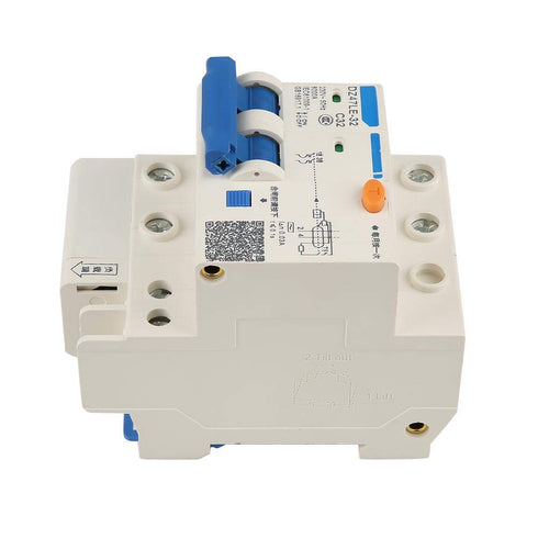 Oumefar Circuit Breaker, RCCB 2P + N Leakage Protection 32A Miniature Disconnect Switch 30mA High Sensitivity RCD Switch for Electrical Home Decor...