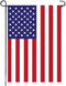 American Garden Flag USA Garden Flag Yard American Flag Thick Weatherproof Burlap US Stars and Stripes Patriotic US Garden Flag Decor for Outdoor ...