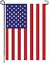 American Garden Flag USA Garden Flag Yard American Flag Thick Weatherproof Burlap US Stars and Stripes Patriotic US Garden Flag Decor for Outdoor ...