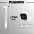 360 Degree Rotating Gooseneck USB Charger Stand fits for Blink Mini Indoor Security Camera, Adjustable Convenient Charger Cable Without Mounting B...