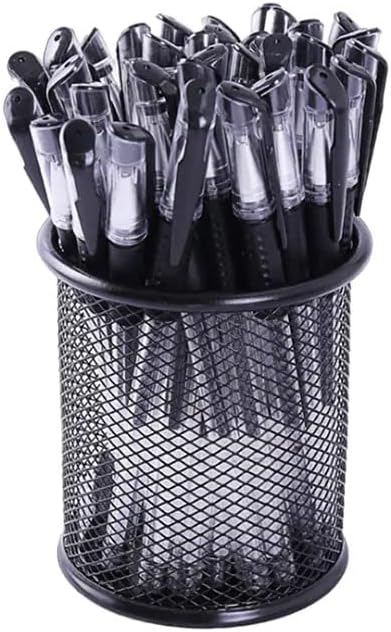 15 pcs gel pens economy pack, Fine tip quick-drying, great smooth writing experience best for home, schools & offices (15 pens/pack) (Black)...