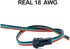 20 Pairs SM JST 3 PIN Wire Connector Cable for WS2812B WS2811 SK6812 LED Strip Lights, 15cm 18 AWG Male and Female without Soldering Light Control...