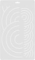 Lurrose Quilting Rulers and Templates Hand Mold Acrylic Quilting Ruler Patchwork Ruler Free Motion Quilting Template T- Shirt Ruler Guide Quilling...
