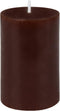 3 Inch Brown Pillar Candle...