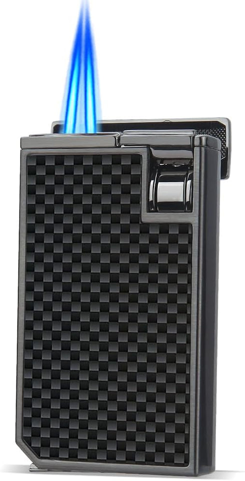 HONEST Mini Torch Lighter Butane Refillable, Double Flame Butane Lighter with Visible Window, Adjustable Jet Lighter, Great Gifts for Men and Wome...