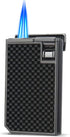 HONEST Mini Torch Lighter Butane Refillable, Double Flame Butane Lighter with Visible Window, Adjustable Jet Lighter, Great Gifts for Men and Wome...