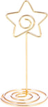 12pcs Table Number Holders, 3.35 inch Place Card Stands, Gold-Star Shaped for Wedding, Party, Birthday...