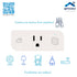 QPCOM Smart Plug for Home Automation, 15A Single Outlet. It Compatible with Alexa, Google Assistant, Controlled by QPCOM Smart App, Safe for Kids,...