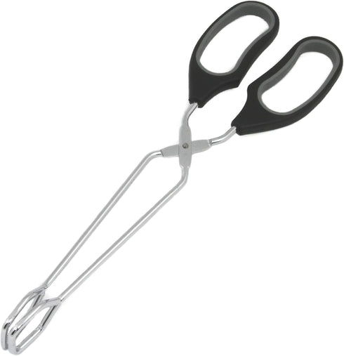 Chef Craft Classic Straight Tongs, 12 inch, Black...