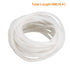 uxcell a16031400ux0193 8 mm x 10 mm Silicone Translucent Tube Water Air Pump Hose Pipe, 16' Long, 0.31" ID...