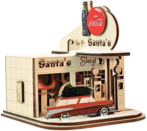 Cottage - Gas Station Ornaments for Christmas Tree...