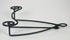 BANBERRY DESIGNS Black Metal Folding Easel - Display Plate Stand - Swirling Spiral Scroll Design - Set of 3- 7" H...