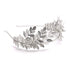 Bridal Headband Leaf Vine Headband Silver Leaf Crown Leaf Tiara Wedding Headpiece Bridesmaid Prom Festival Hair Accessories for Women and Girls(Si...