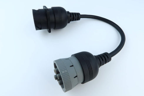 6P J1708 to Gray 9P Type 1 J1939 Cable Converting Cable 6pin to 9pin for Both J1939 Type 1 and Type 2 connectors...