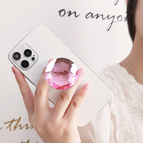 ZOSTLAND Bling Bling Crystal Phone Ring,Universal 360°Adjustable Phone Case Finger Grip Stand Holder Desk Stent Mount Car Hook Compatible with iPh...