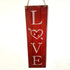 BinaryABC Valentine's Day Wooden Sign Plaque Door Wall Hanging Decorations (Red)...