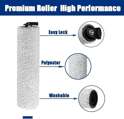 Replacement Roller Brush Compatible with Tineco iFloor 3/ Floor One S3/ iFloor 2 Brushroll Cordless Wet Dry Vacuum Cleaner-2Pack...