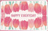Tulips Flower Front Door Mat 23.6" X 15.7" Inches - 60 x 40 cm Washable Non-Slip Absorbent Resist Dirt Entrance Door Mat Rugs...