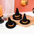 6pcs Small Witch Hats for Crafts Mini Witch Hats for Crafts Little Witches Hats Bulk Miniture Tiny Wizard Hat Felt Doll Witch Hat for Wine Bottle ...