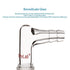 stonylab Glass 90 Degree Vacuum/Gas Adapter, Borosilicate Glass Bent Inlet Adapter with 14/20 Inner Joint and Hose for Laboratory Lab Supply...