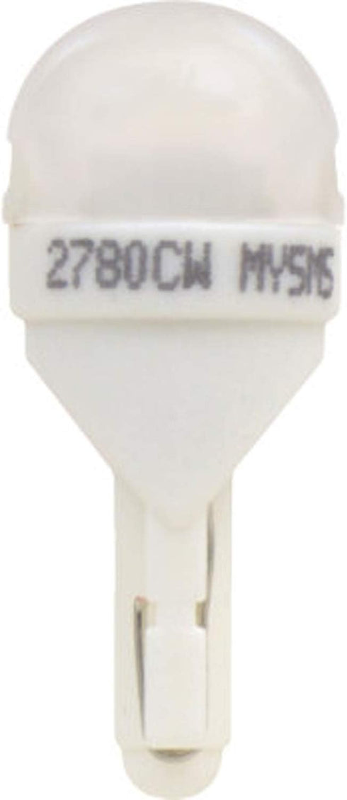 SYLVANIA - 158 T10 W5W LED White Mini Bulb - Bright LED Bulb, Ideal for Interior Lighting - Map, Trunk, Cargo and License Plate (Contains 1 Bulb)...