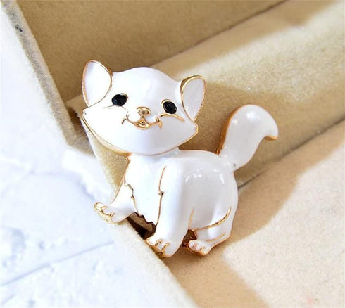 Cat Brooches Pin Cute Fashion Animal Pin Brooch Badge Jewelry Gifts for Backpacks Badges Hats Bags for Women Kids...