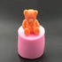 2Pcs 3D Baby Bear Silicone Candle & Soap Teddy Bear Chocolate & Candy Mold...