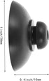 Saim Aquarium Suction Cup Clips Soft Fish Tank Suction Cup Clip Sucker Fish Tank Suction Cup Holder Black 28mm Dia 8 Pcs...