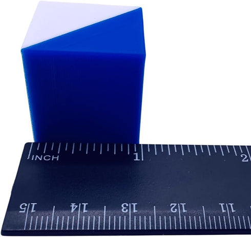 IQ Test Cubes (Blue and White) – 9 Kohs Cubes, Practice for Block Design Test, WAIS IV and WISC V Tests...