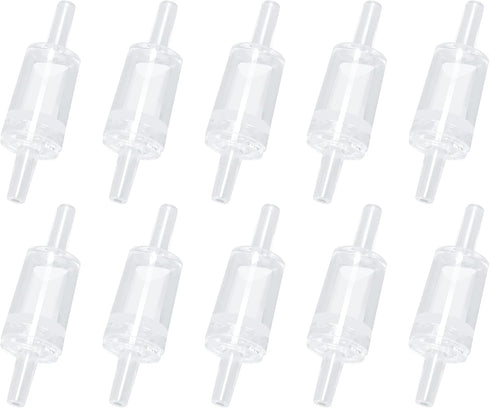 AQUANEAT Aquarium Check Valve, One Way Non Return Valve for Aquarium Air Pump, Fish Tank Accessories, 10pcs (Clear)...