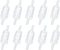 AQUANEAT Aquarium Check Valve, One Way Non Return Valve for Aquarium Air Pump, Fish Tank Accessories, 10pcs (Clear)...