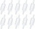 AQUANEAT Aquarium Check Valve, One Way Non Return Valve for Aquarium Air Pump, Fish Tank Accessories, 10pcs (Clear)...