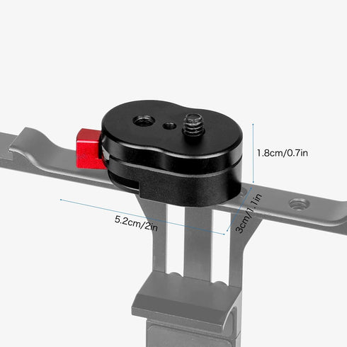 Koolehaoda Mini Quick Release Plate System with 1/4" Screw for Camera Tripod, Gimbal, Monopods,Video Monitors, Magic Arm, Flash Bracket, Stabilize...