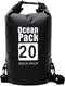 Floating Waterproof Dry Bag for Travel 5L/10L/20L/30L, Roll Top Sack Keeps Gear Dry for Kayaking, Rafting, Boating, Swimming, Camping, Hiking, Bea...