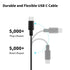 16.4Ft/5M Long USB C Cable, Durable USB A to USB C Charging and Data Sync Cord, Power Extension Cable for Any USB-C Enabled Security Cameras Phone...