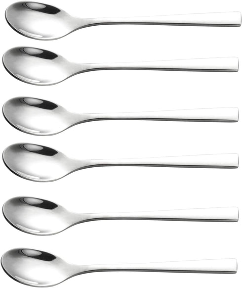 IMEEA Demitasse Spoons Espresso Spoons SUS304 Stainless Steel Small Tea Spoon 4.5 Inch, Set of 6...