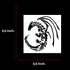 Dragon Stencil | Inspirational Fantasy Aztec Japanese Awesome Graffiti Dragon Stencils for Painting on Wood, Glass, Wall, Rock, Fabric, Walls, Gla...
