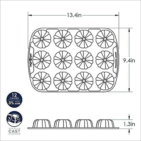 Nordic Ware Brownie Bundt Pan...