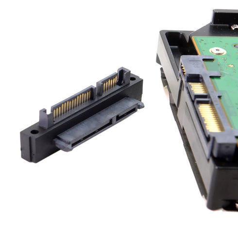 chenyang SATA Male to SATA Female 90 Degree UP Angled Gender Changer Connector Adapter for 2.5/3.5" Hard Disk Drive...