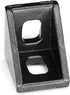 20Sets Black 2020 Series Aluminum Extrusion Profile Connector Set,20Pcs Corner Brackets,with 40Pcs T-Nuts and M5×8 Hex Screw Bolt for 6mm 20S T Sl...