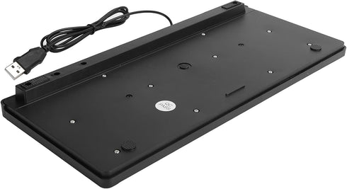 eboxer-1 USB Wired Mini Slim Keyboard Keyboard, Small Compact Simple Waterproof Business Keyboard for Laptop and Desktop Computer, Plug and Play (...
