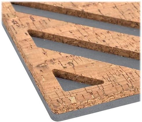 Quartet Cork and EVA Foam Cork Bulletin Wall Tiles, Natural, 6" x 6", 2/Pack (Q190606F00-STPR)...