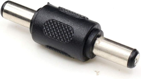 TEZONG 2.1mm X 5.5mm DC Power Adapter Connections, Female to Female Coupler, Male to Male Coupler Connector Gender Adapters for LED/CCTV Camera (5...