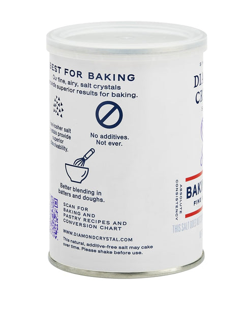 Diamond Crystal Baking Salt, Fine Kosher Salt 8.5oz...